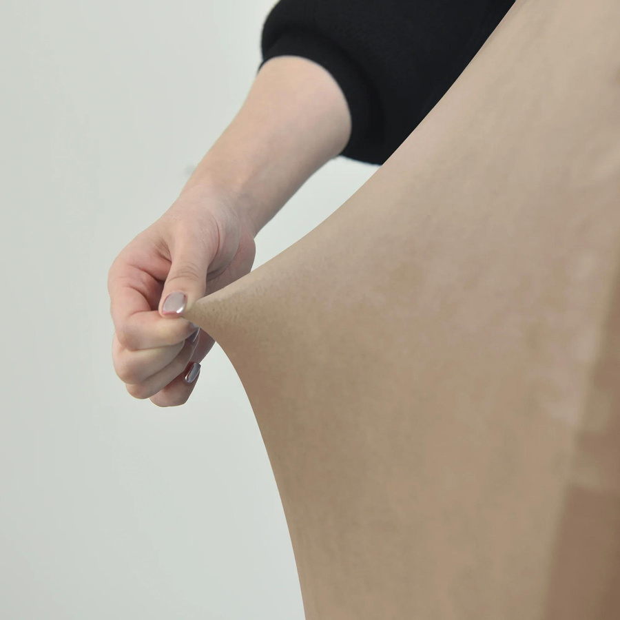 Waschbarer elastischer Stuhlbezug aus Samt in Beige für Ameisen- und Schmetterlingsform Stühle - Bild 1