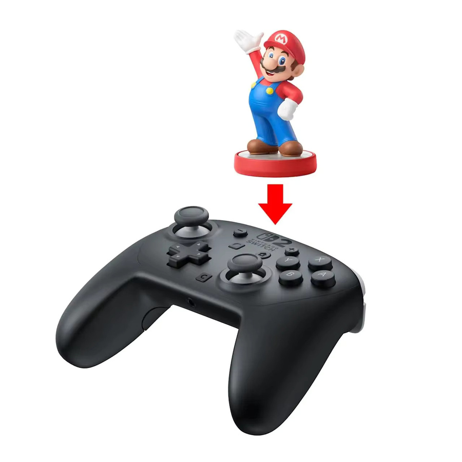 Kabelloser Bluetooth Controller für Nintendo Switch in Schwarz mit optimiertem Tastendesign und präziser Spielsteuerung - Bild 4