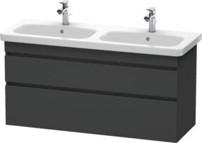 Duravit Waschtischunterschrank DuraStyle in Anthrazit Matt, B/T/H: 123 x 44,8 x 61 cm - Bild 1