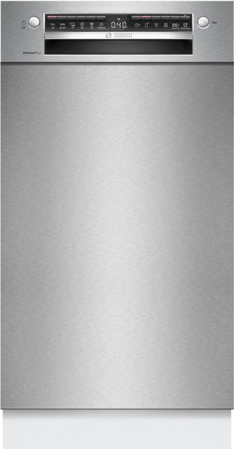 Bosch Serie 4 SPU4HMS13E Unterbau-Geschirrspüler in Silber mit App-Control und Aquastop, Breite: 45 cm - Bild 1