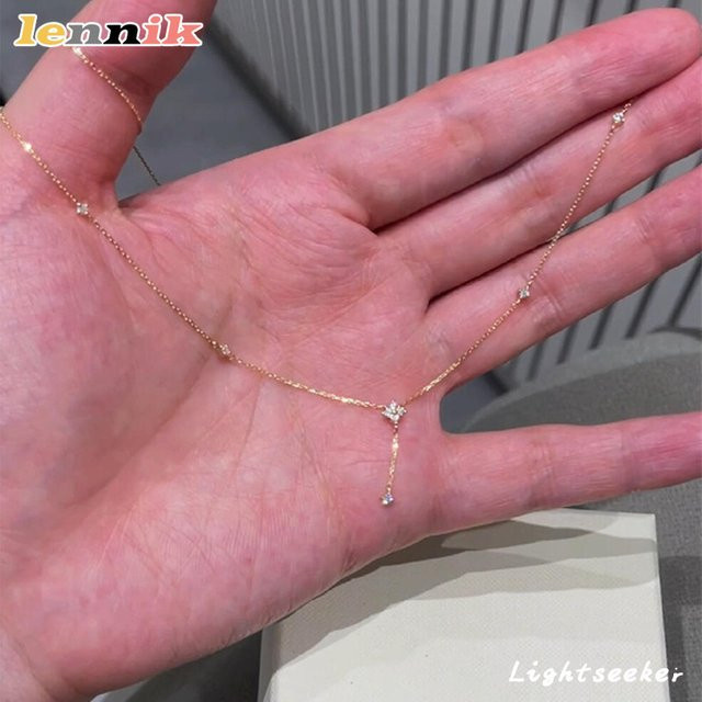 LENNIK Halskette, Zirkon-Sternverzierung - Bild 1