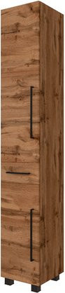 HELD MÖBEL Seitenschrank Luzern in Eiche Optik, Farbe Braun/Mehrfarbig, B/T/H: 30 x 35 x 180 cm - Bild 1