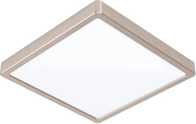 Eglo LED-Aufbauleuchte Fueva-Z Zigbee quadratisch Weiß Nickel 19,5 W dimmbar IP44 - Bild 1