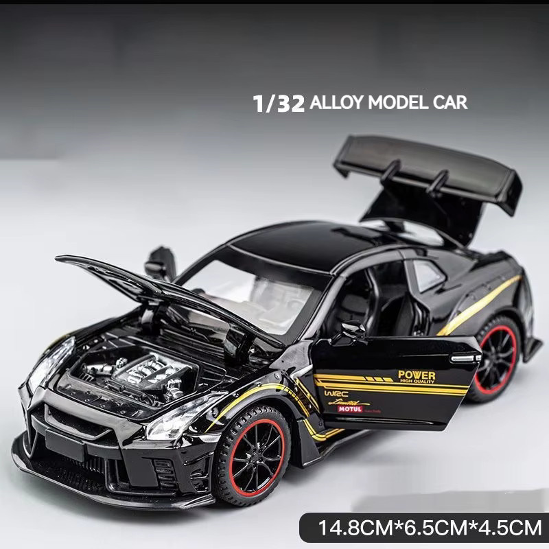 Maisto GTR R35 Modellauto, 1:32, Metall, mit Licht und Sound - Bild 5