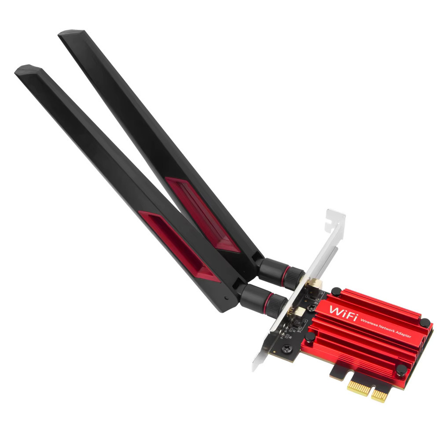 Fenvi WiFi 7 PCIe Wireless Adapter mit Bluetooth 5.4, Tri-Band 6G/5G/2,4 GHz und 10dBi Antennen, MT7925 Netzwerkkarte für PC, kompatibel mit Windows 10/11, Schwarz - Bild 7