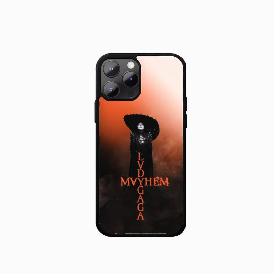 Singer-L Lady Gaga Handyhülle für iPhone 11-16 Pro Max, bunt, rutschfest und mit Anti-Fingerabdruck-Beschichtung - Bild 5