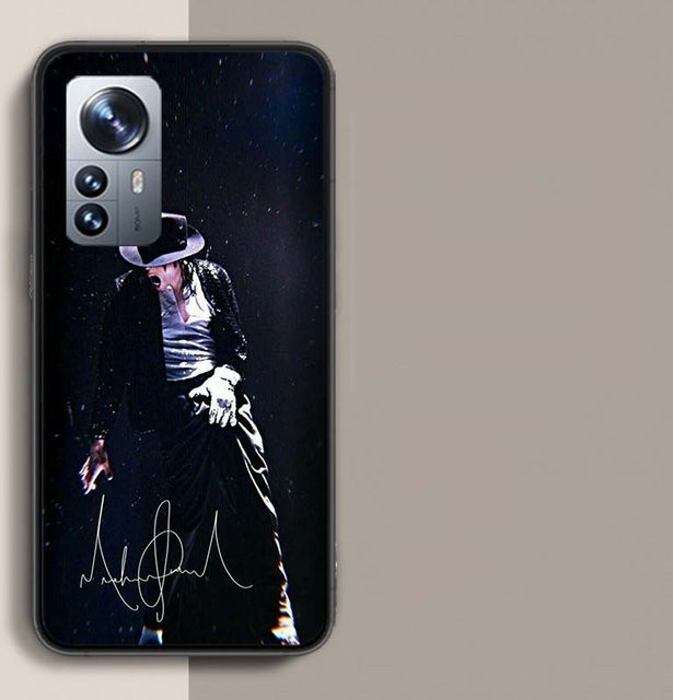Michael Jackson Handyhülle für Xiaomi Mi 13 12T Poco F7 Pro 14 Ultra 15 Pro 12X 12 9 8 Lite 5G 11T 11i 10 10T Pro in Schwarz - Bild 1