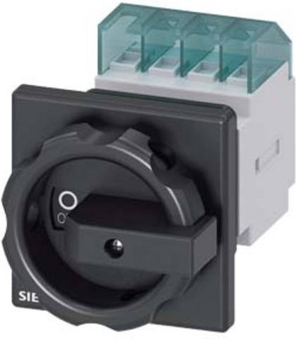 Siemens Lasttrennschalter Schwarz 3polig 16 A 690 V/AC 6 mm² 3LD20540TK51 - Bild 1