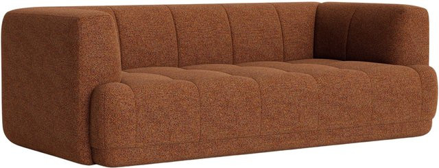 HAY Quilton 2 Sitzer Sofa mit Textilbezug in Quilting-Optik - Bild 1
