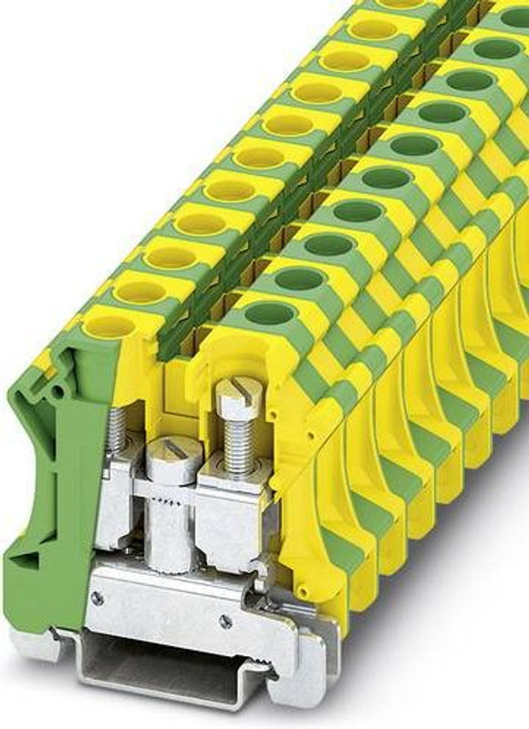 Phoenix Contact Installationsschutzleiterklemme UTI 16-PE, Grün-Gelb, 50 Stück - Bild 2