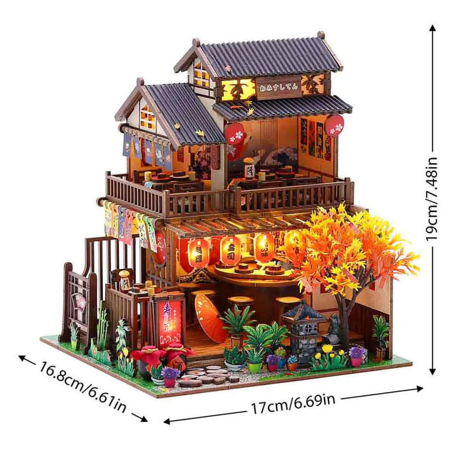 StartCabin DIY Puppenhaus-Set, Holz, Bausatz, Bunt / Mehrfarbig - Bild 2