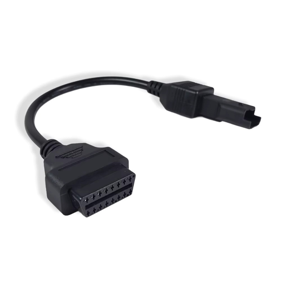 OBDIIVCI OBD2 Diagnosekabel Adapter von 4-Pin auf 16-Pin für Ducati in Schwarz - Bild 2