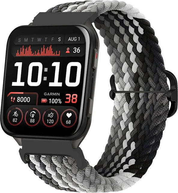DAINU Uhrenarmband Nylon-Gewebeband, Schwarz, Unisex - Bild 1