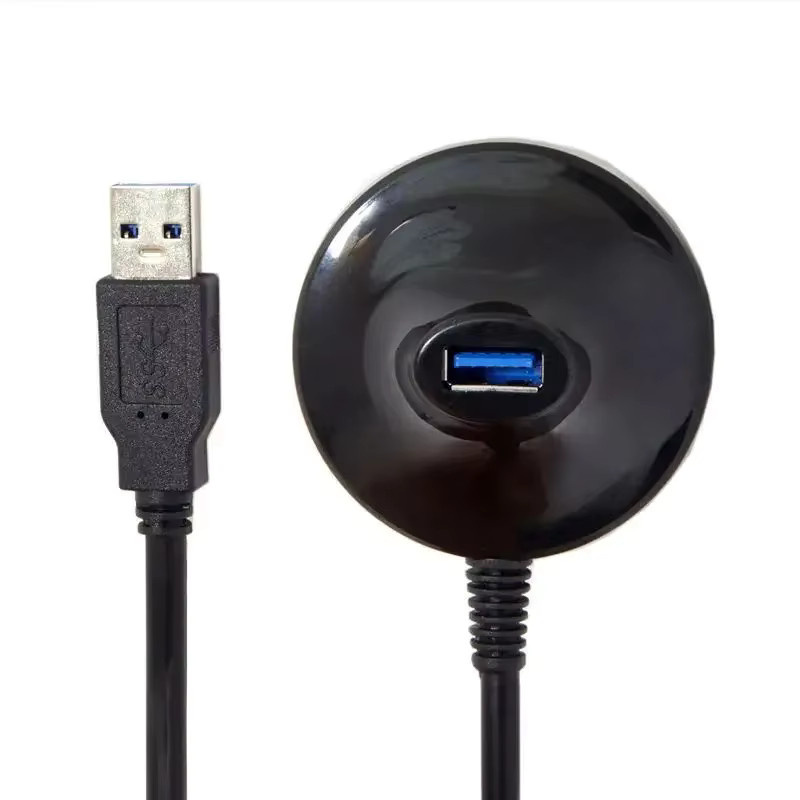 BSN USB 3.0 Verlängerungskabel mit Sockel, männlich zu weiblich, Schwarz, Länge: 1,5 m - Bild 5