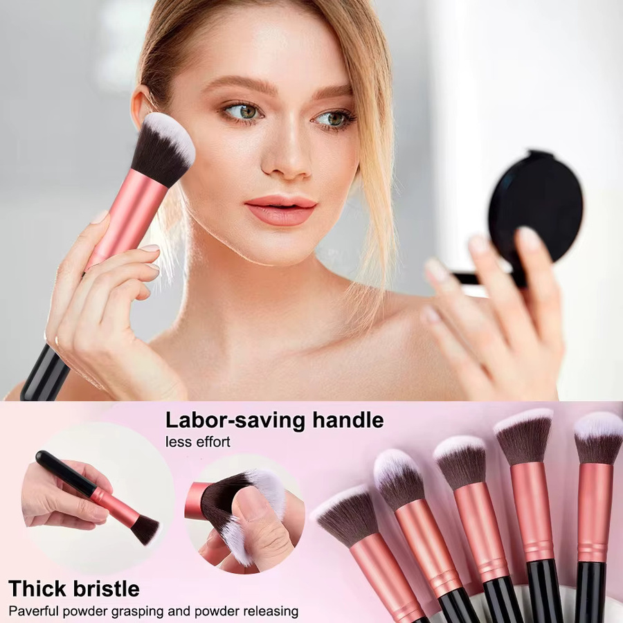 RUNTOIN Make-up-Pinsel-Set, 14-16-teilig, Damen, für Gesicht und Augen - Bild 2