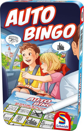 Schmidt Spiele Auto Bingo Reisespiel, ab 5 Jahren
