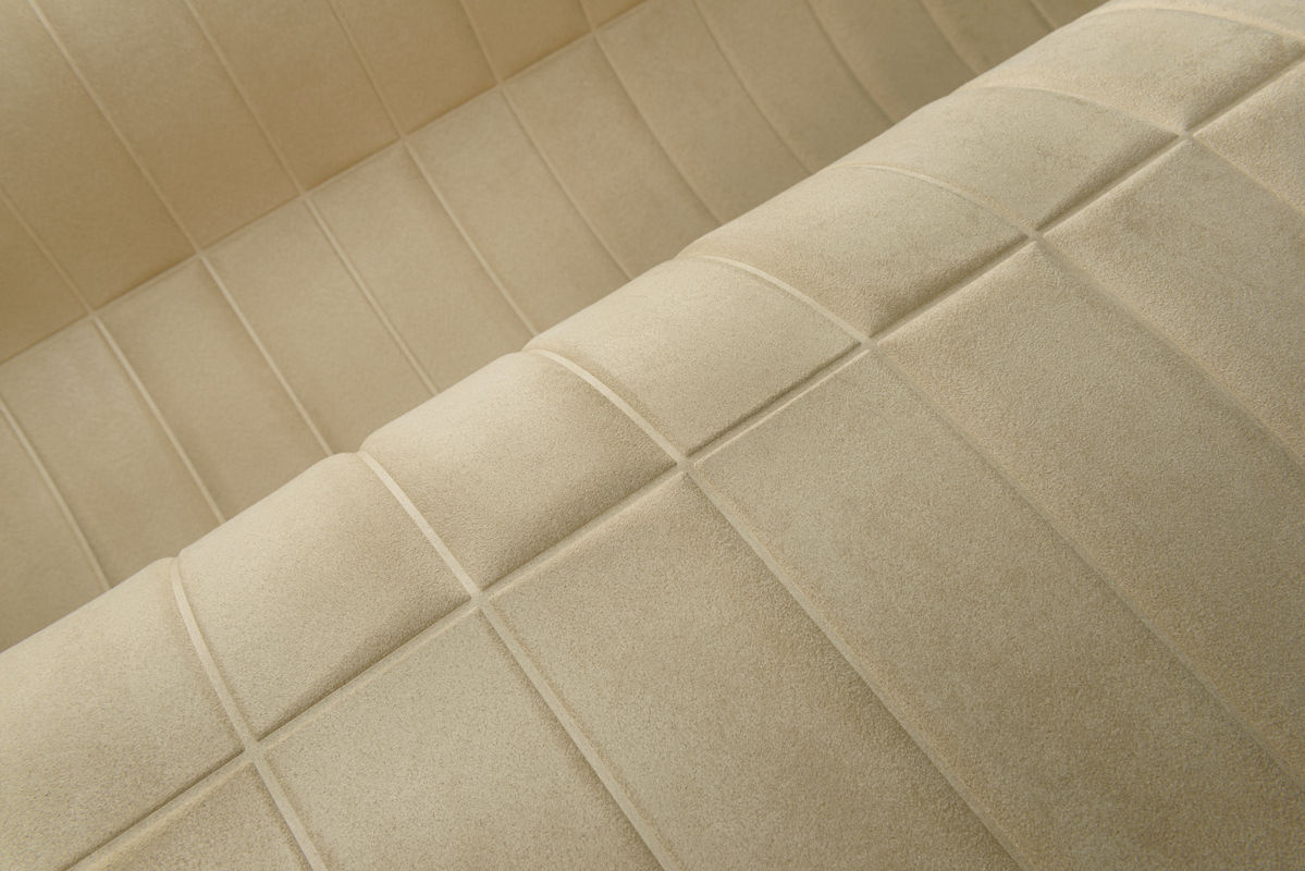 Arte International Tapete Yugen in Beige mit Rattan-Optik und abstraktem Design - Bild 2