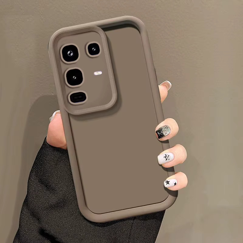 Infinix Note 50S 5G Handyhülle Infinix X6870 Luxus Candy Matt Weiche Abdeckung in Schwarz - Bild 2
