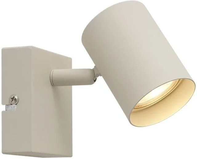 QAZQA Moderner LED Deckenstrahler Jeana in Beige, neigbar und zylindrisch mit GU10 Fassung - Bild 1