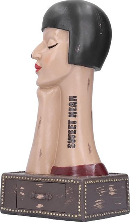 OutsideWorld Dekorative Frauenstatue als Skulptur mit Schublade in Beige
