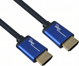 DINIC Premium HDMI 2.1 Kabel in Blau, Länge: 1 m - Bild 1