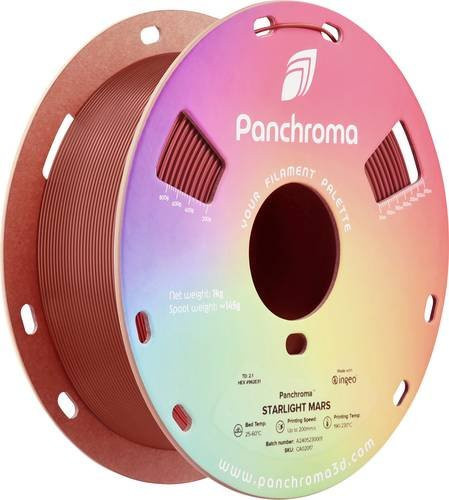 Polymaker Panchroma Starlight Filament PLA Mehrfarbig Starlight Mars Rot 1,75mm 1000g - Bild 1