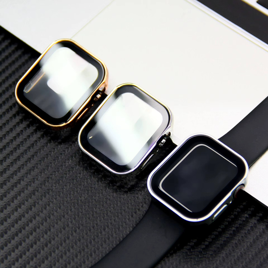 Schutzhülle für Apple iWatch-Serie, PC, 41 mm, 45 mm, Unisex - Bild 4