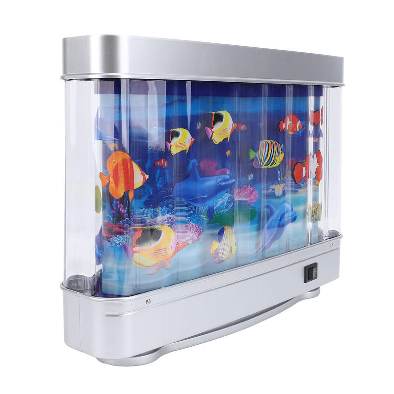 TOMTOP JMS Mini-dekorative tropische Fische künstliches Aquarium-Nachtlicht mit beweglichen Fischen - Bild 2
