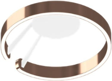 Occhio Mito Aura 40 LED Wand- und Deckenleuchte in Weiß Matt und Rose Gold mit Occhio Air Modul und x-tra warm LED (2200K - 3500K) - Bild 1