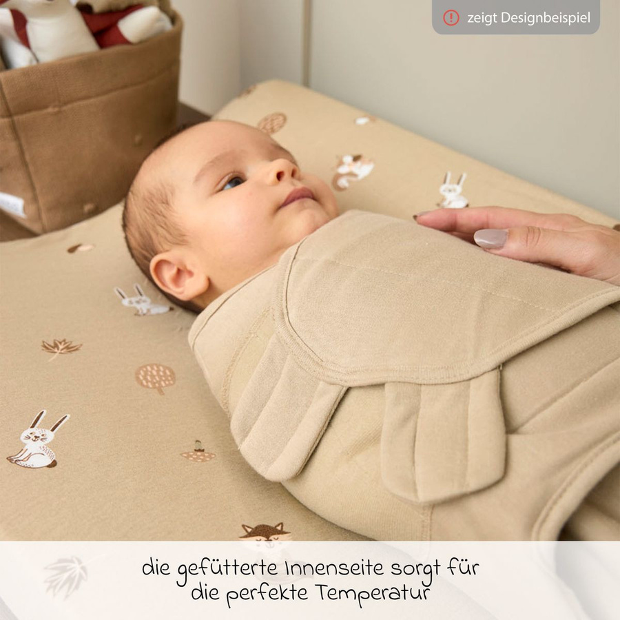 Meyco Pucksack für Babys in Grau, Größe 0-3 Monate, OEKO-TEX Standard 100 - Bild 2