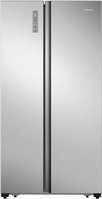 Hisense Side-by-Side Kühlschrank RS677N4ACC in Edelstahl-Optik Silber - Bild 1