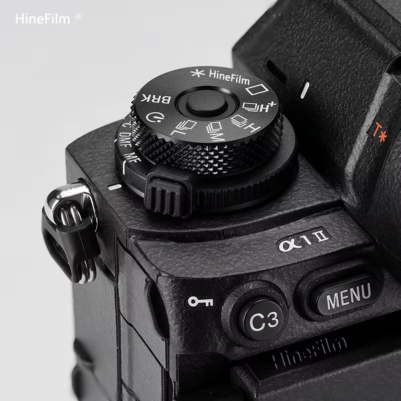 Hinefilm Skin Schutzfolie für Sony Alpha 1 II ILCE-1M2 Kamera in Schwarz und Blau - Bild 4