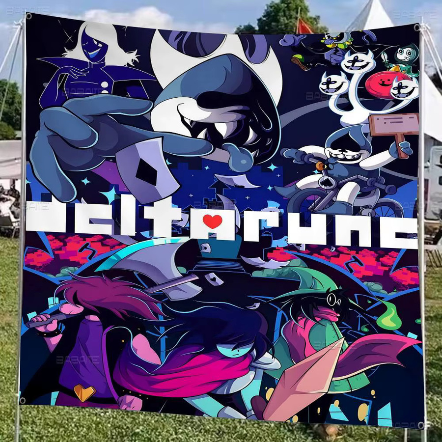 Deltarune Game Banner Kunstdruck als japanische Wandflagge von Potdemiel in Multicolour - Bild 2