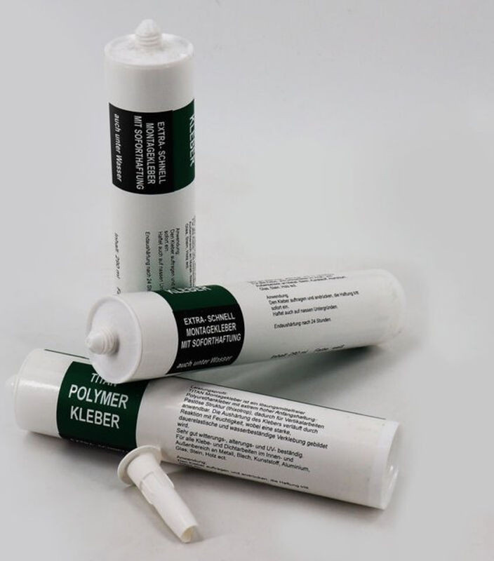 Aquagart Kleber Ufermatte Steinfolie für Teichfolie, 6er Pack, Weiß, 290 ml - Bild 1