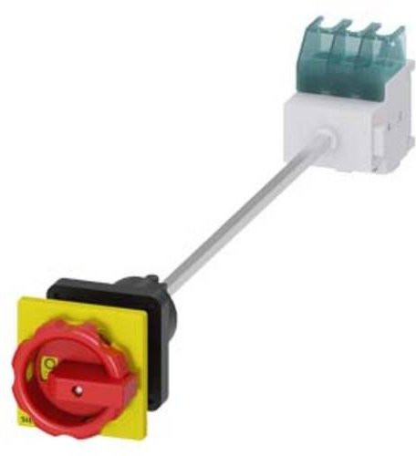 Siemens Lasttrennschalter 3polig 25A 16mm² 690 V/AC in Rot und Gelb 3LD21440TK53 - Bild 1