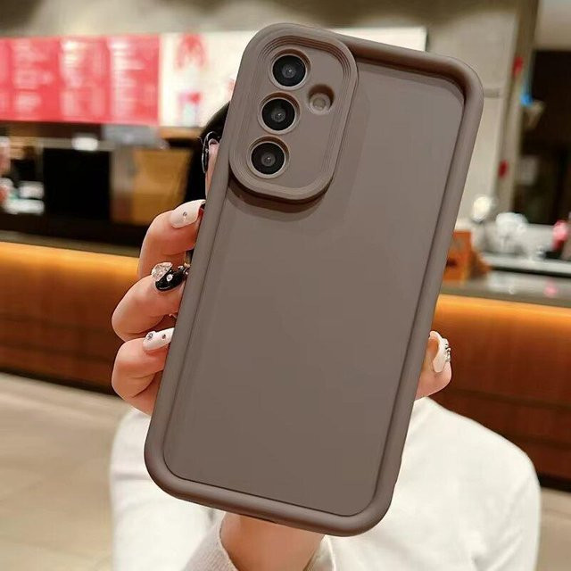 Stoßfeste und verdickte Silikonhülle für Samsung Galaxy S25 S24 S23 S22 Ultra A54 A53 A52 A34 5G in Grau - Bild 1