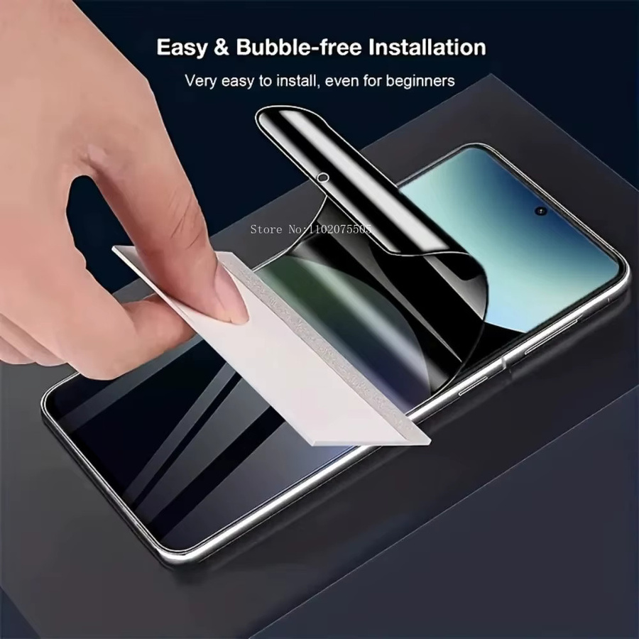 3er-Pack Hydrogel Anti-Spy Privatsphäre Displayschutz für Honor Magic 8 Pro und Magic 8 Lite, Transparent - Bild 4