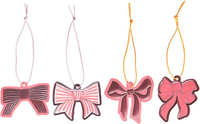 Rico Design Paper Poetry Geschenkanhänger La Vie en Rose in Rosa mit Schleifenform - Bild 1