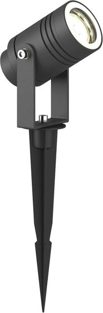 Lucande Außenleuchte Galina 9969113 Modern, Aluminium, Alu-grau, 1-flammig, GU10, IP65 - Bild 1
