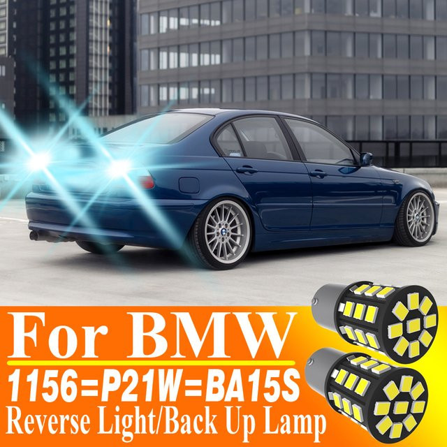 Neallor LED Rückfahrscheinwerfer Set P21W 1156 7506 BA15S für BMW E46 E39 E30 E84 E34 F48 E53 F45 F46 12V - Bild 1