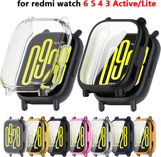 Xiaomi Displayschutzfolie, Schwarz, Redmi Watch 6 5 4 3, Smart-Armband-Hülle - Bild 1