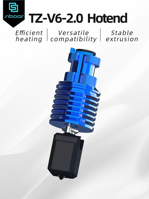 Siboor V6 Hotend Kit Upgrade Extruder Kopf TZ-V6-2.0 High Speed Druckkopf für VORON und Prusa 3D Drucker - Bild 1