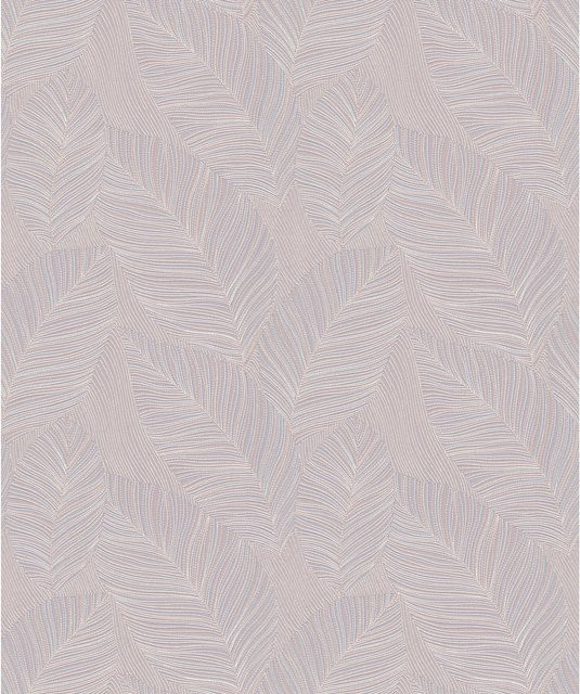 Erismann Vliestapete Paradisio mit Blattmotiv in Beige und Taupe, florales Boho-Design, FSC-zertifiziert - Bild 1