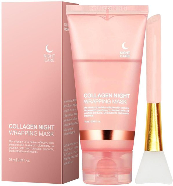 Vistalife Kollagen Nacht Peeling Maske, 75g, mit Hyaluronsäure - Bild 1