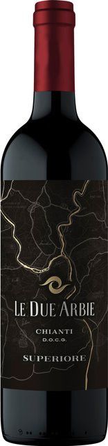 Le Due Arbie Chianti Superiore Rotwein, Sangiovese, Toskana, 2021, trocken, 0,75 l - Bild 1