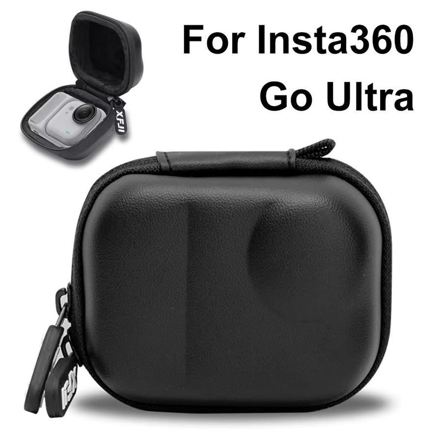 XFJI Tragetasche für Insta360 Go Ultra Action Kamera, Mini Schutzhülle und Reise-Lagerbox, Schwarz - Bild 5