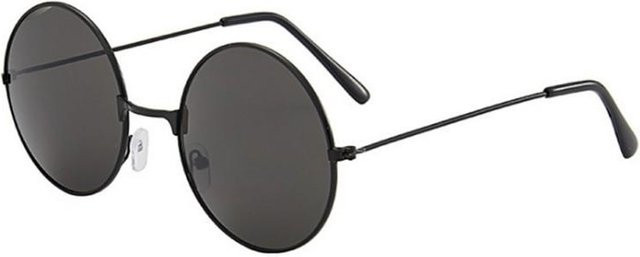 Freedom Outdoors Sonnenbrille, round, metal, full_rim, kids, black - Bild 1