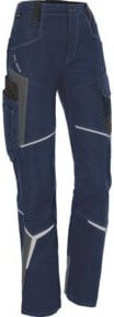 Kübler Damenhose BODYFORCE in Dunkelblau/Anthrazit mit Cordura und Reflexstreifen, Größe 46 - Bild 1