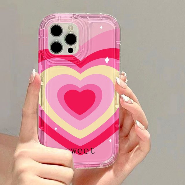 Transparente Silikon Handyhülle von Bolomboy für iPhone Modelle in Pink - Bild 1