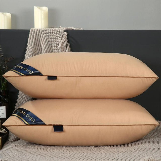 WTEMPO Hotelkissen mit Kissenbezug in Beige, Waschbar, B/H: 42 x 70 cm - Bild 1